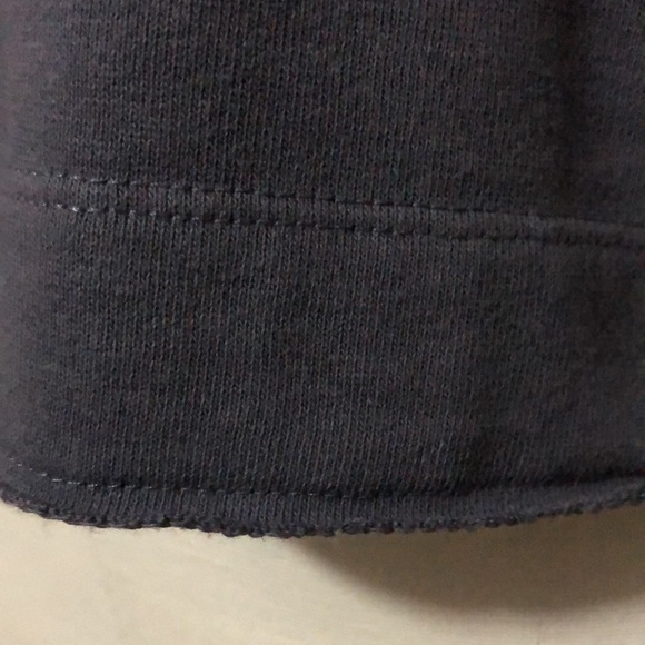 Like New Calvin Klein Sz XS Cropped Sweatshirt-Gray/Blue-Cotton Blend - Picture 5 of 13